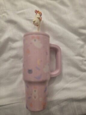 Disney Parks Cutie Ghost Tumbler With Straw Topper NEW